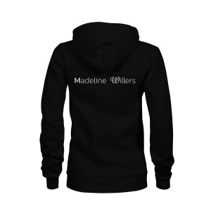 Hoodie schwarz MW Logo Madeline Willers